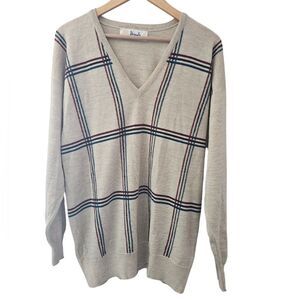 Pringle of Scotland 100% Lambswool Sweater Men’s Sz M Vintage Holiday Knitwear
